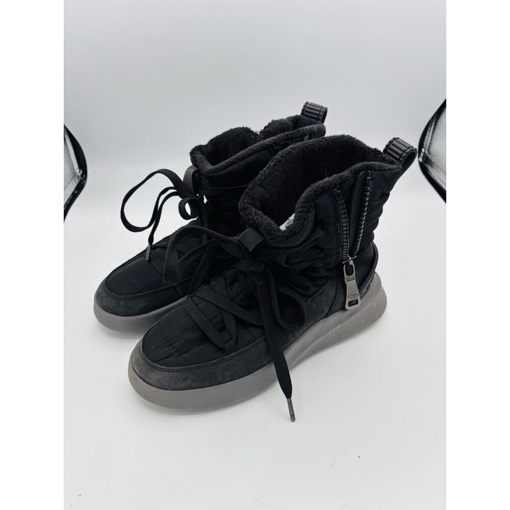 Ladies Pajar Exian Faux Fur-Lined Waterproof Winter Boots Sz 6-6.5 37eu